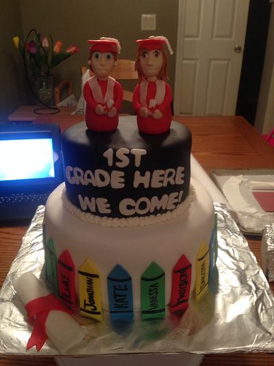 1st Grade Here We Come! - Cake by Megan