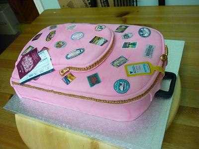 Suitcase - Cake by Shelagh