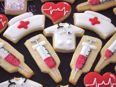 Nurse cookies - Cake by suGGar GG