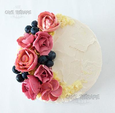 Rustic buttercream cake - Cake by Caketherapie