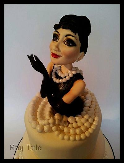 Audrey Hepburn - Cake by Mary Presicci