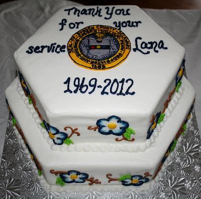 Lana's Retirement Cake - Cake by Dee