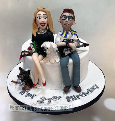 Sam and Aisling - 21st Birthday Cake  - Cake by Niamh Geraghty, Perfectionist Confectionist