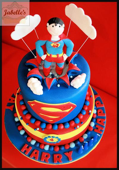 superman - Cake by Tracy Jabelles Cakes