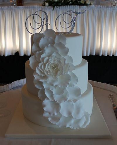 White wedding - Cake by Paul Delaney of Delaneys cakes