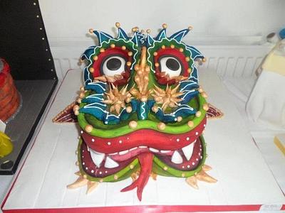 Chinese dragon  - Cake by Harriscakebox