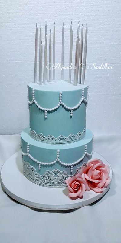 Pastel 15 años - Cake by Alejandra Santillán