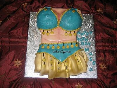 Belly Dancer cake  - Cake by cakes2gobymayanaji
