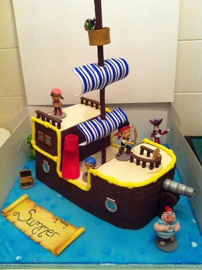 Jake and the Neverland Pirates Cake  - Cake by KaysCakesBristol