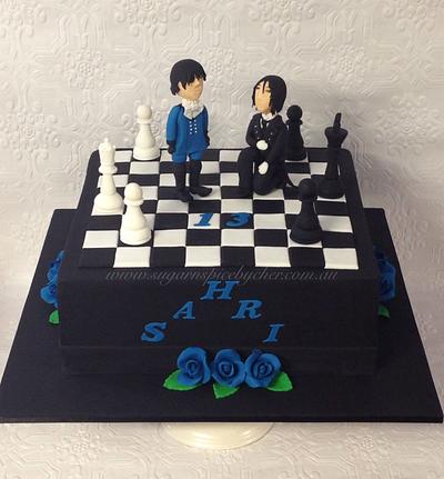 Black Butler Chess Cake - Cake by Sugar n Spice by Cher
