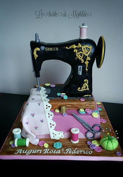Sewing macchine Singer♥ - Cake by Matilde