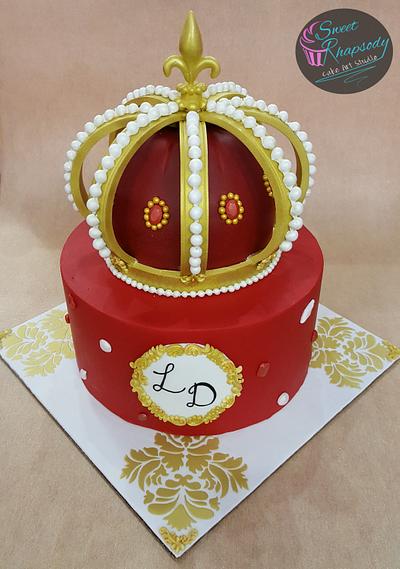 Royal crown cake - Cake by Sweet Rhapsody Cake Art Studio