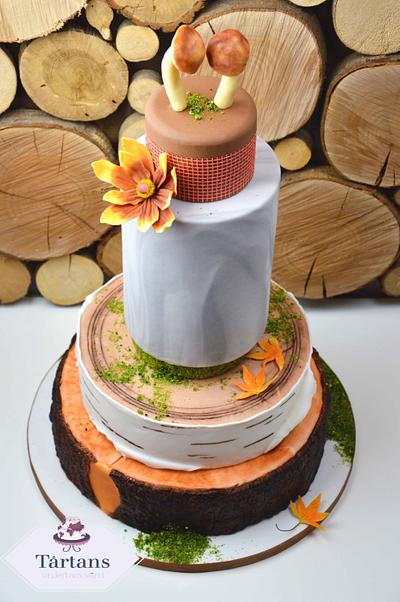Autumn cake for a competition - Cake by Ingrid ~ Tårtans underbara värld