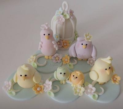 Little birds  - Cake by Shereen