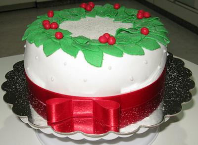 Simple Christmas cake. - Cake by Sugar&Spice by NA
