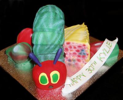 3D Hungry Caterpillar - Cake by Nada