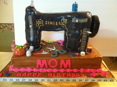 Sewing Machine Cake - Cake by HOPE