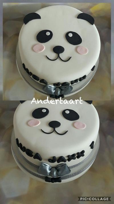 Cute panda cake! - Cake by Anneke van Dam