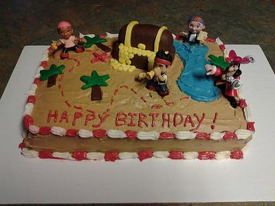 Jake And The Neverland Pirates - Cake by Ashley's Bakery