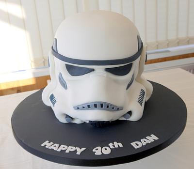 Star Wars Storm Trooper - Cake by Heavenly Treats by Lulu