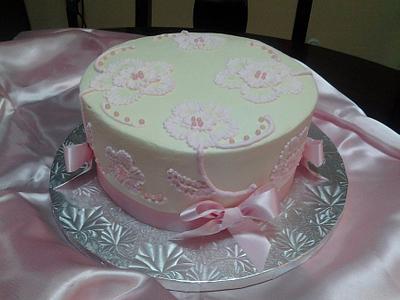 Brush Embroidery Cake  - Cake by Rosa