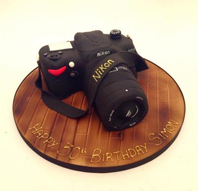 Nikon Camera Cake - Cake by Claire Lawrence