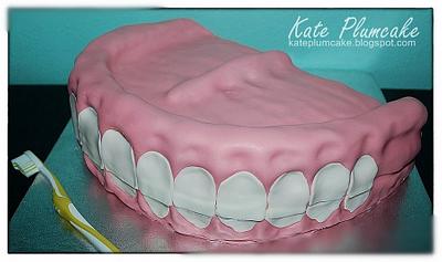 Denture cake - Cake by Kate Plumcake