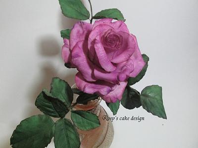 garden rose - Cake by rosycakedesigner
