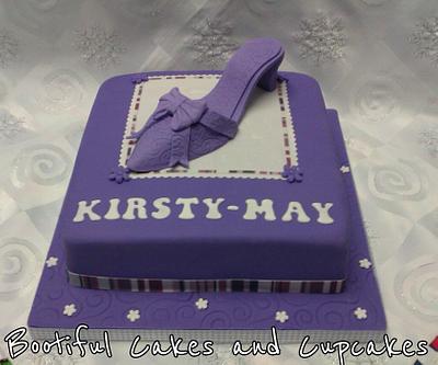 purple shoe - Cake by bootifulcakes