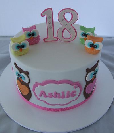 Owl Cake - Cake by Cake A Chance On Belinda