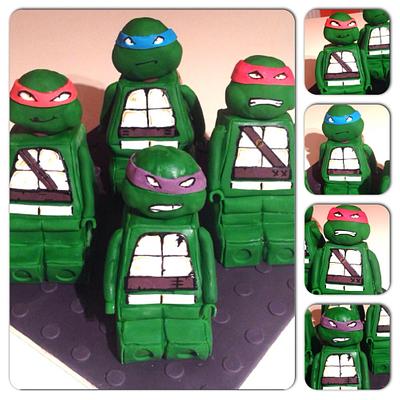 TMNT Lego cake - Cake by Michelle Hand @cakesbyhand