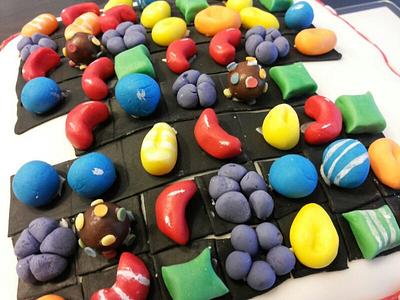 Candy Crush Saga... colorful candy addiction - Cake by Poonam Ankur ShriShrimal