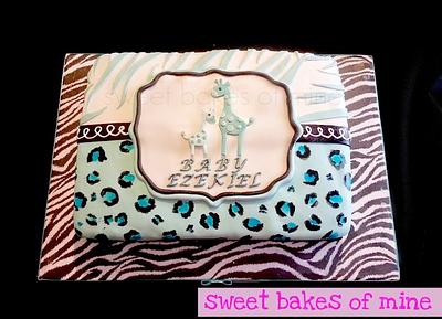 Baby shower cake - Cake by Yaneri