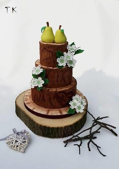 wedding pears - Cake by CakesByKlaudia