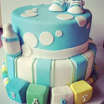 Baby Shower Cake - Cake by Esther Williams