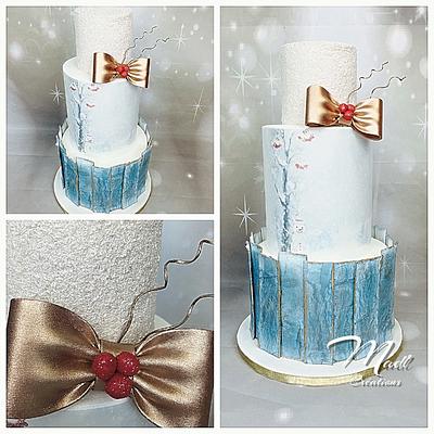 Christmas cake - Cake by Cindy Sauvage 