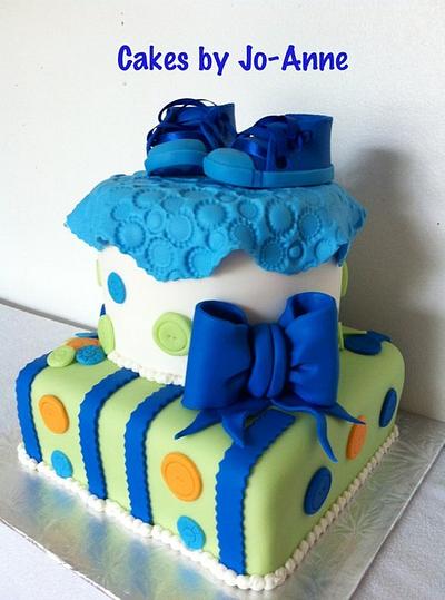 Baby Boy - Cake by Cakes by Jo-Anne