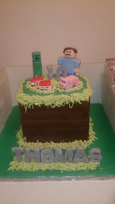 Minecraft Cake - Cake by zoebeecher