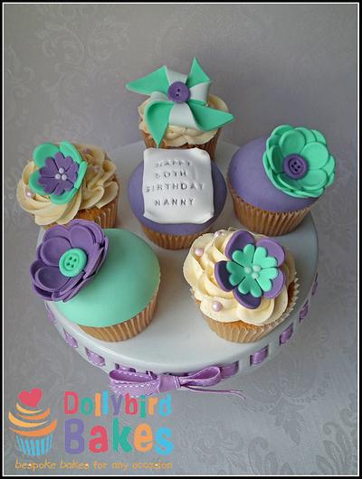 Pinwheels & Blossoms - Cake by Dollybird Bakes