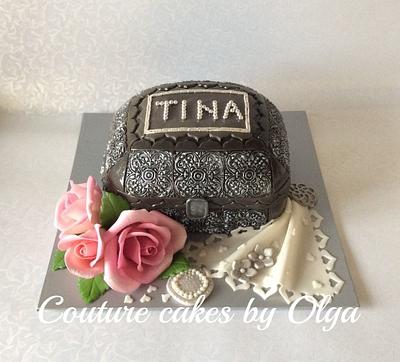 Bd cake jewelry box - Cake by Couture cakes by Olga