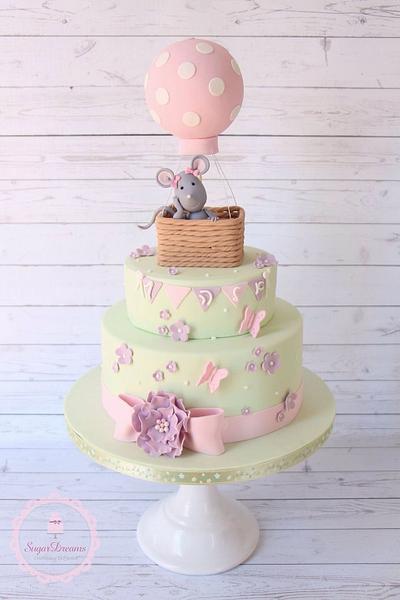 Little mouse in a hot air balloon - Cake by Noemi 