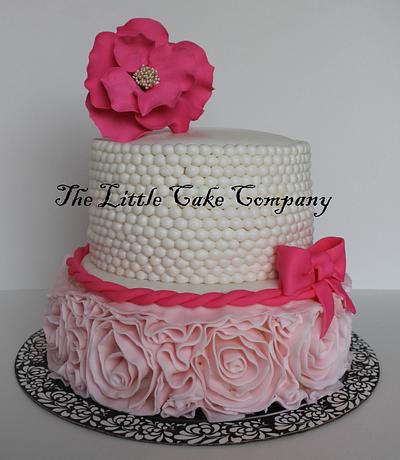 Pretty cake for Mother In Law :) - Cake by The Little Cake Company