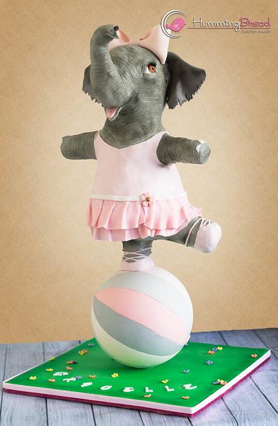 Elephant Ballerina - Cake by HummingBread
