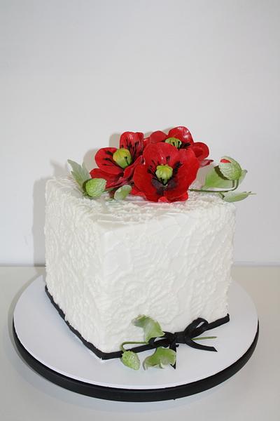 Poppy cake  - Cake by Bistra Dean 