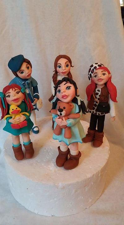 sugar dolls  - Cake by Petra