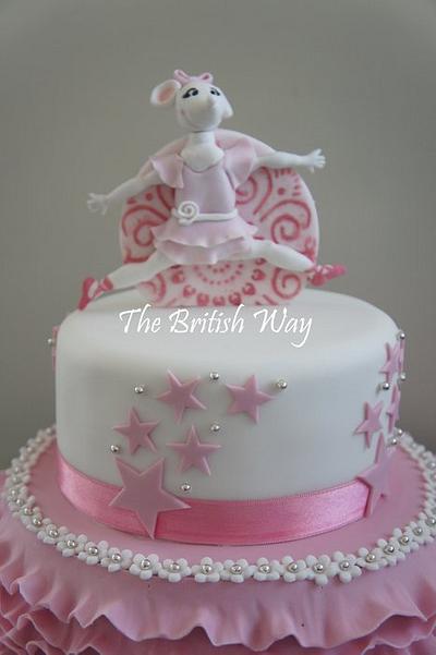 Angelina Ballerina  - Cake by Maja Brookes