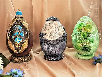 Chocolate Easter eggs - Cake by Chrisi Murat - Art and the sugar
