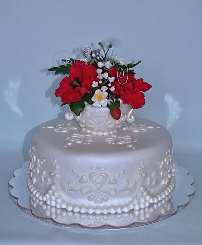 small wedding - Cake by Zuzana Bezakova