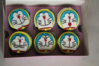 Doraemon cupcakes - Cake by Star Cakes