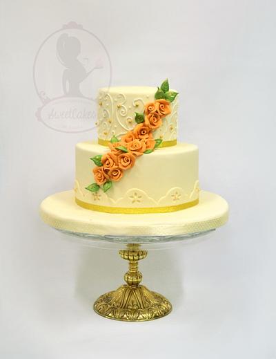 Engagement cake  - Cake by Sweetcakes
